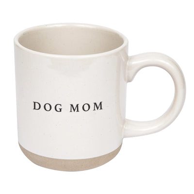 DOG MOM STONEWARE COFFEE MUG