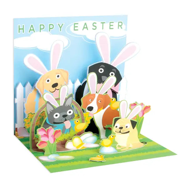 EASTER DOG POP-UP CARD