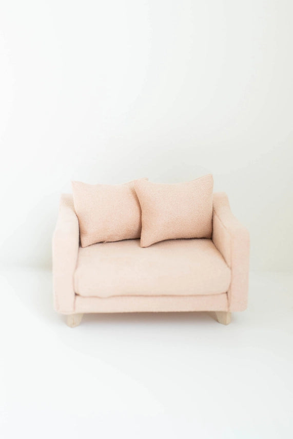 DOLLHOUSE ADELAIDE SCOOP ARM ACCENT CHAIR