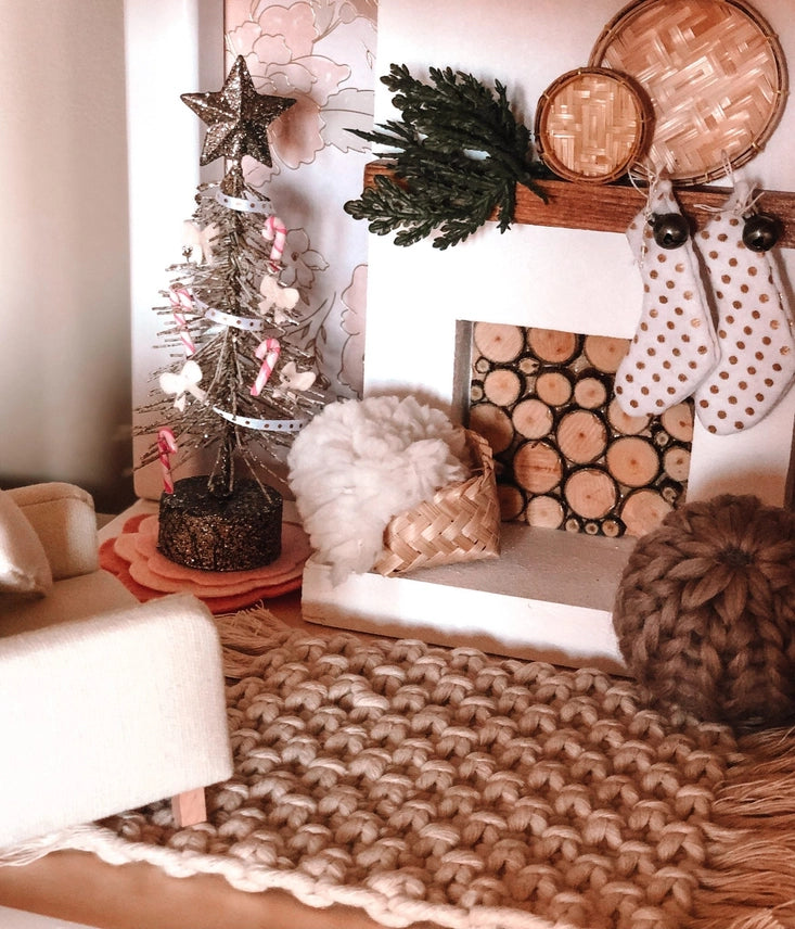 DOLLHOUSE WEAVED BAMBOO BASKET | NATURAL