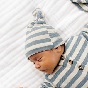 Knit Top Knot Hat - Lou Lou
