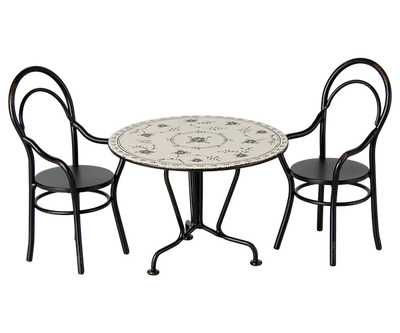 Dining table, Set with 2 chairs