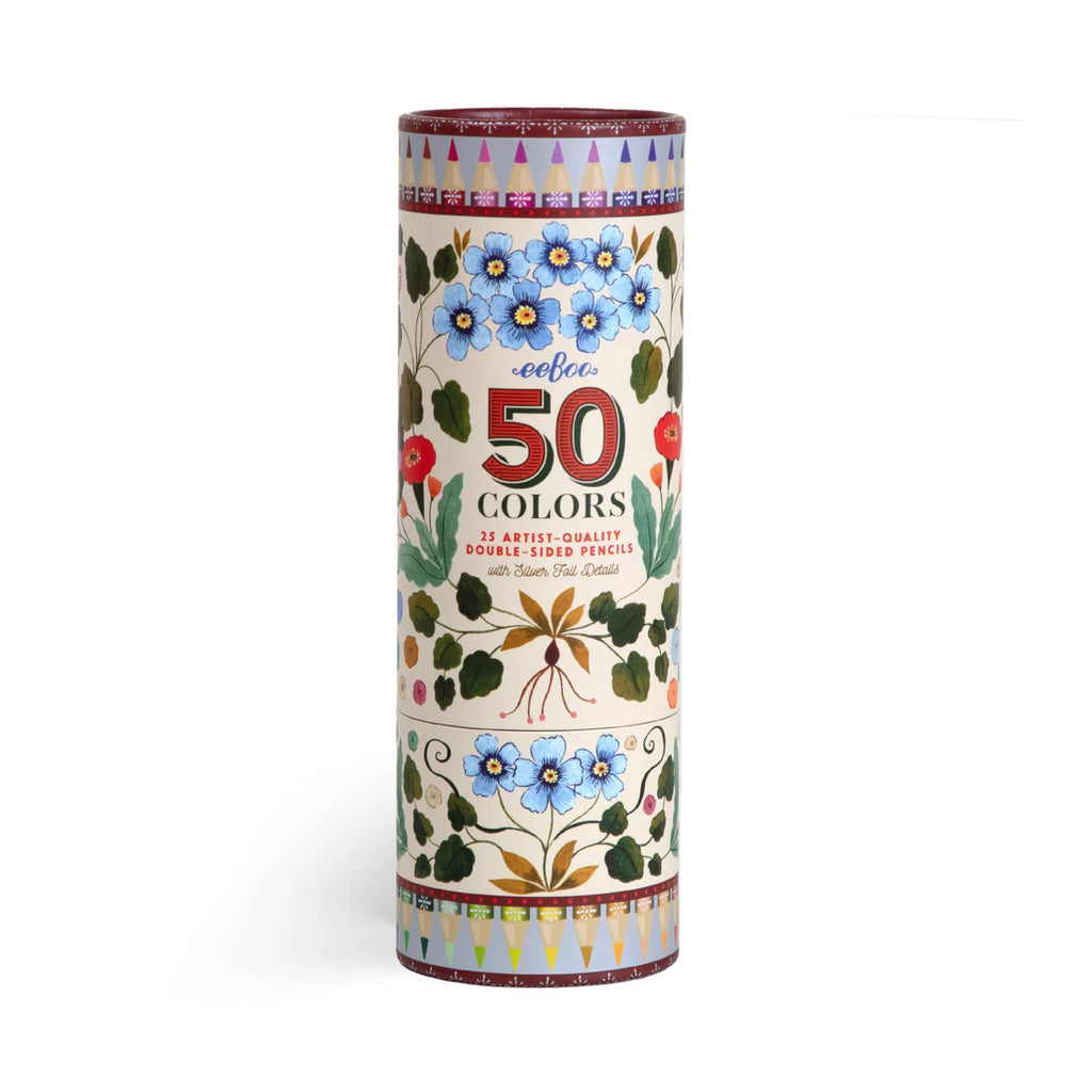 FLORA'S 25 DOUBLE-SIDED COLOR PENCILS