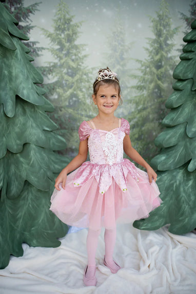 PRIMA BALLERINA DRESS, DUSTY ROSE, 3-4