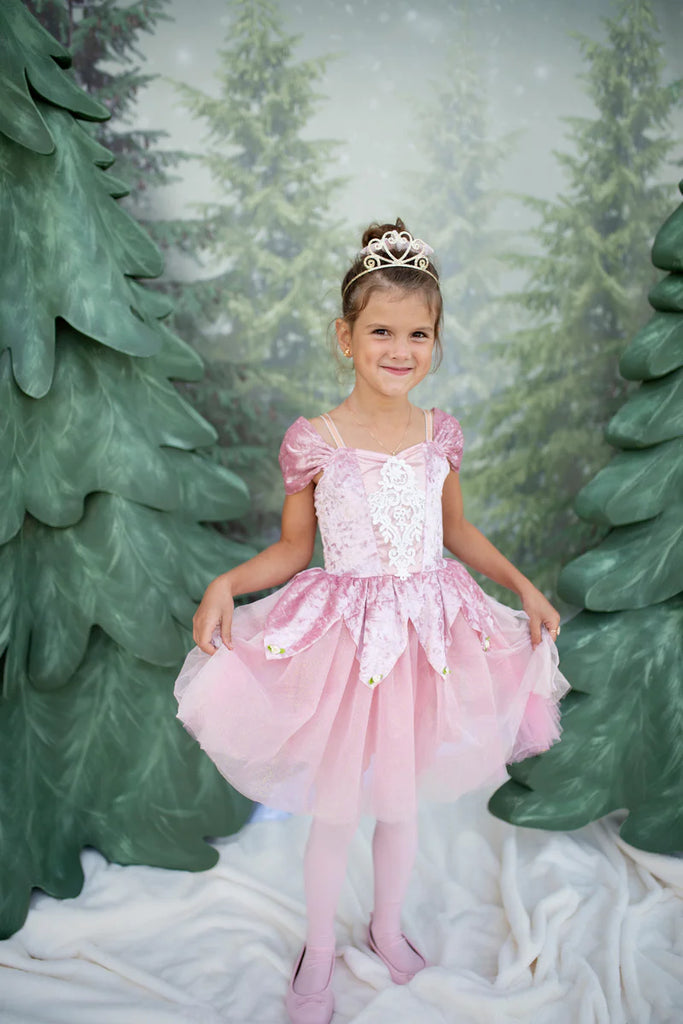 Prima Ballerina Dress, Dusty Rose, Size 3-4
