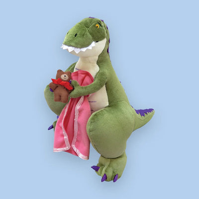 MerryMakers How Do Dinosaurs Say Good Night? Plush Doll, 14-Inch