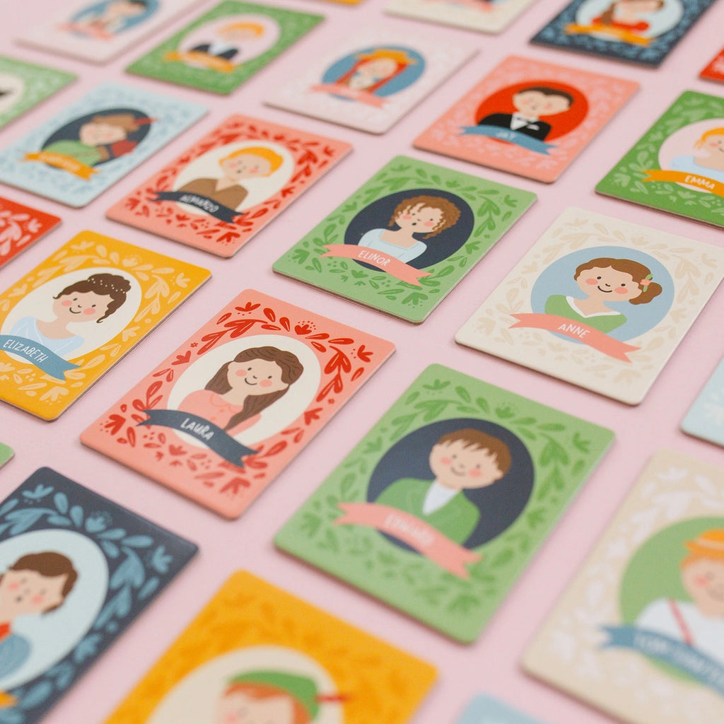 Dynamic Duos - Literary Matching Memory Card Game