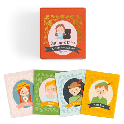 Dynamic Duos - Literary Matching Memory Card Game