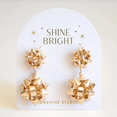 Holiday Bow Earrings