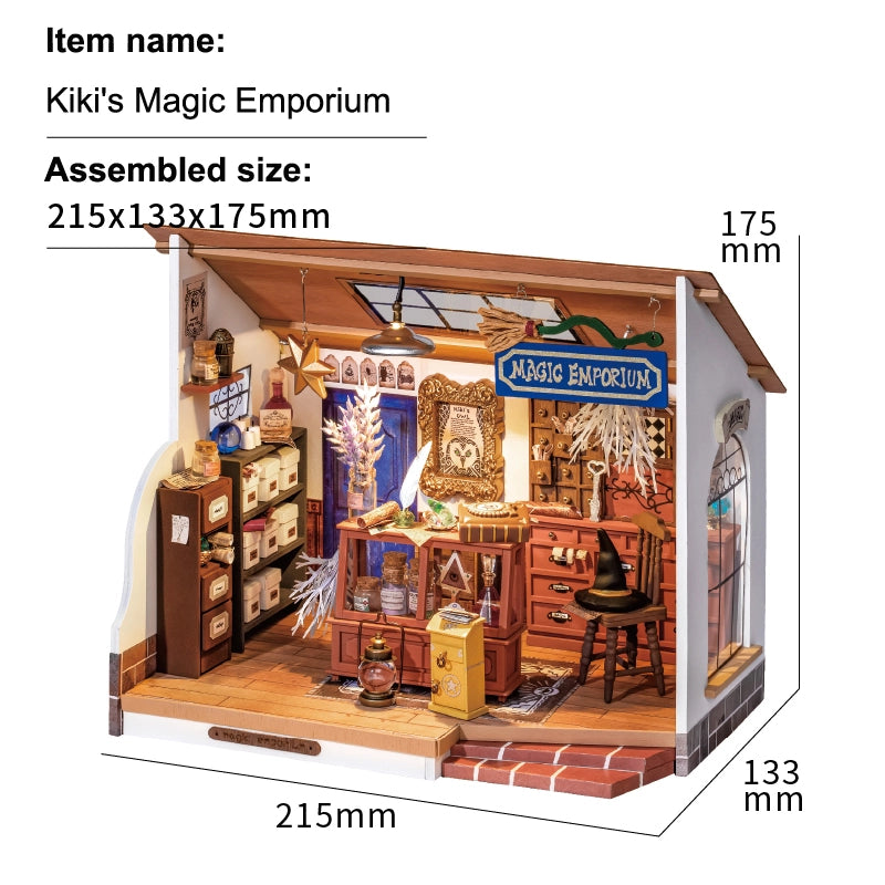 DIY MINIATURE HOUSE KIT:  KIKI'S MAGIC EMPORIUM