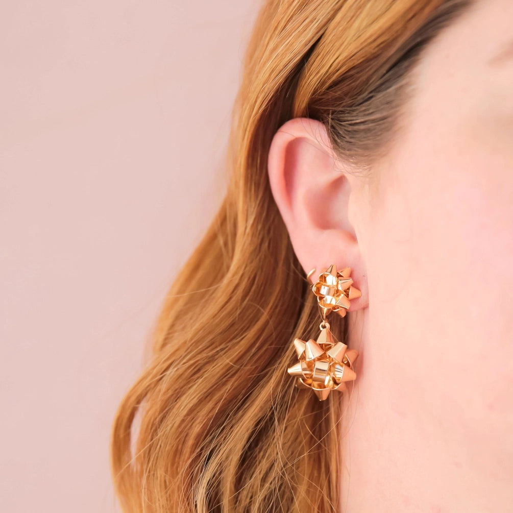 Holiday Bow Earrings
