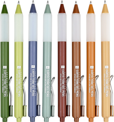 EARTH-TONE GEL PENS