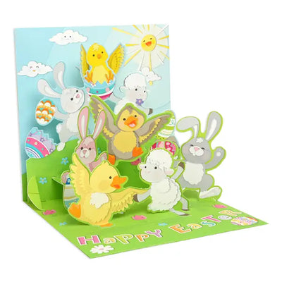 EASTER PARTY POP-UP-CARD