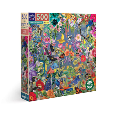 GARDEN OF EDEN 500 PIECE SQUARE PUZZLE