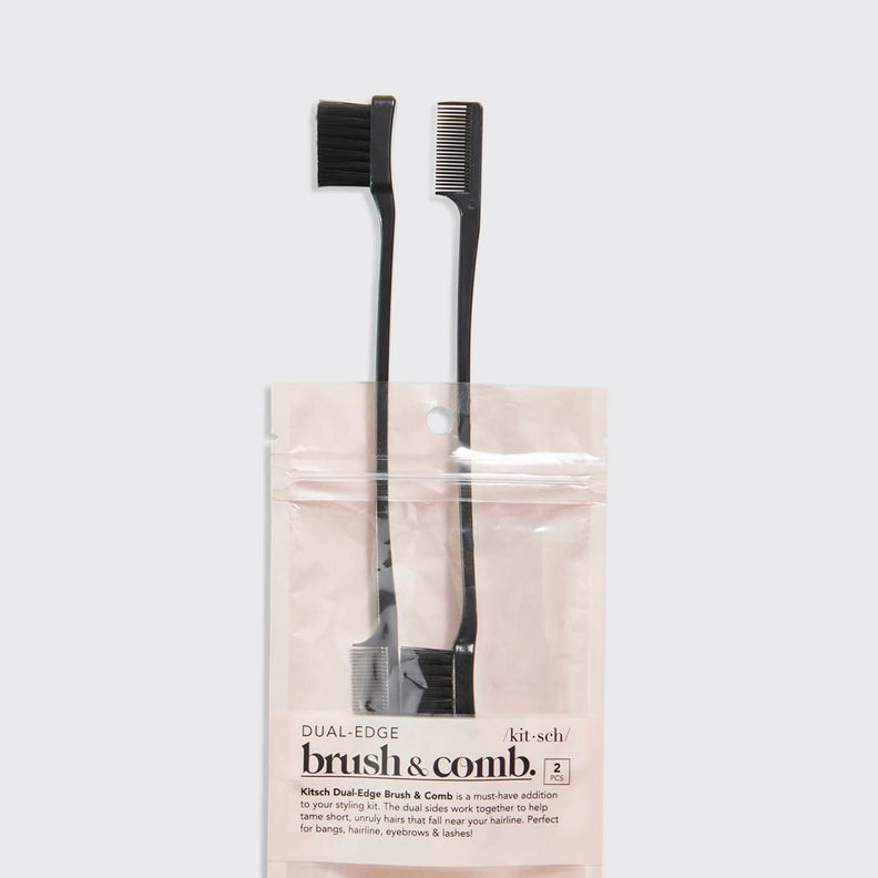 EDGE BRUSH & COMB 2PC