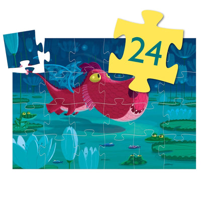 EDMOND THE DRAGON 24PC SILHOUETTE JIGSAW PUZZLE