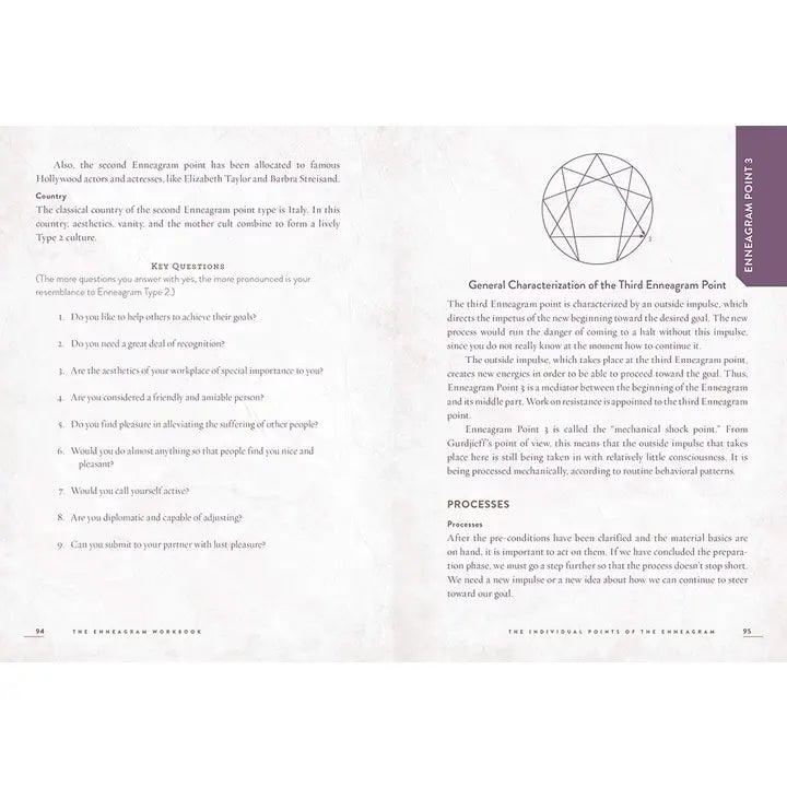 ENNEAGRAM WORKBOOK BY KLAUS VOLLMAR