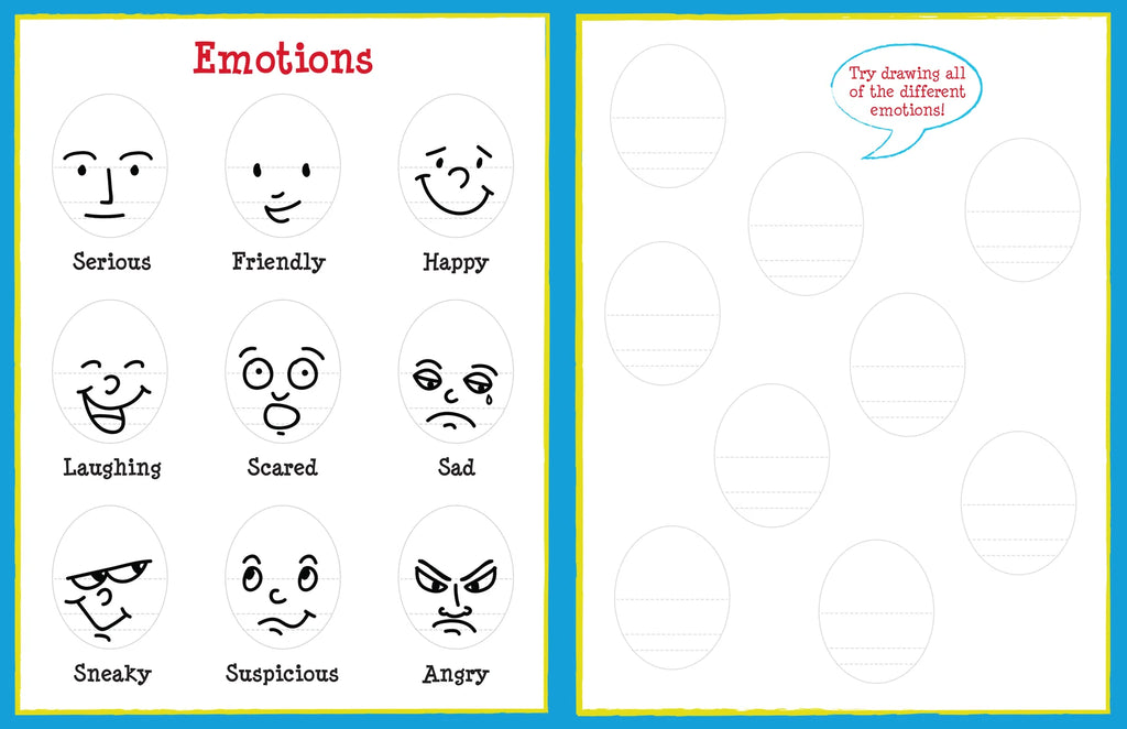 LEARN TO DRAW . . . FACES!