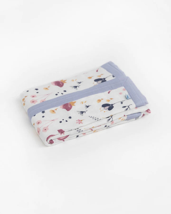 DELUXE MUSLIN BABY QUILT - FAIRY GARDENS