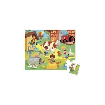 PUZZLE - A DAY AT THE FARM - 24PCS