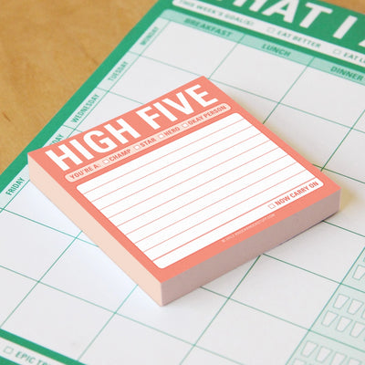 HIGH FIVE STICKY NOTES