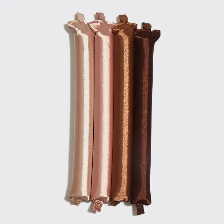 SATIN JUMBO FLEXI RODS 4 PCS - ROSEWOOD