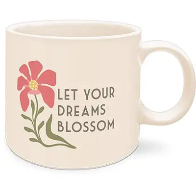 CERAMIC MUG FLOWER WITH CAMILLIA QUOTE