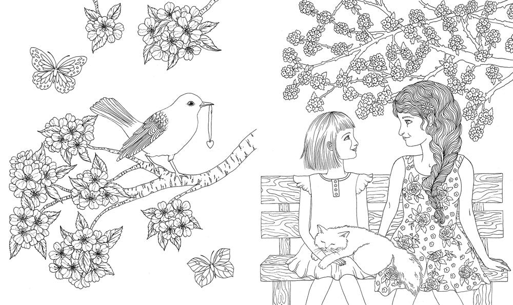 FLORA COLORING BOOK
