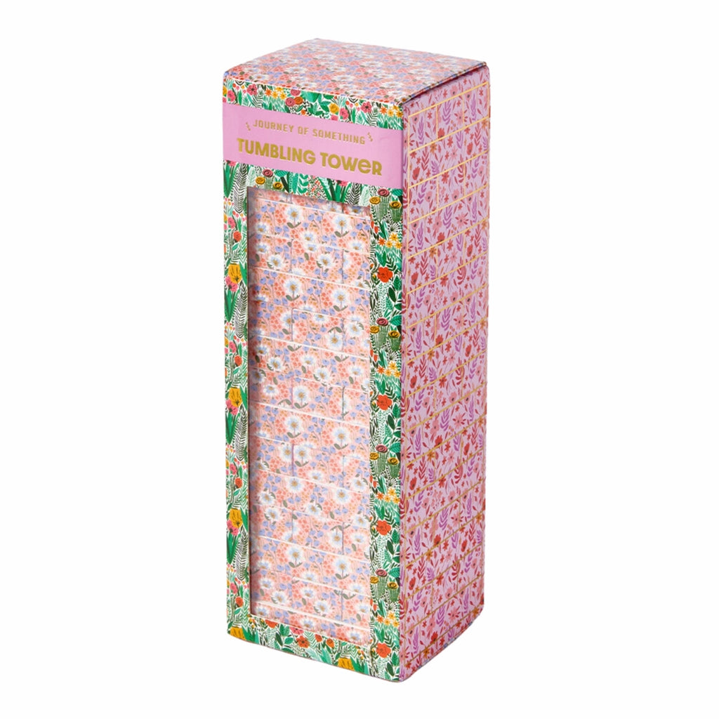 FLORAL TUMBLING TOWER