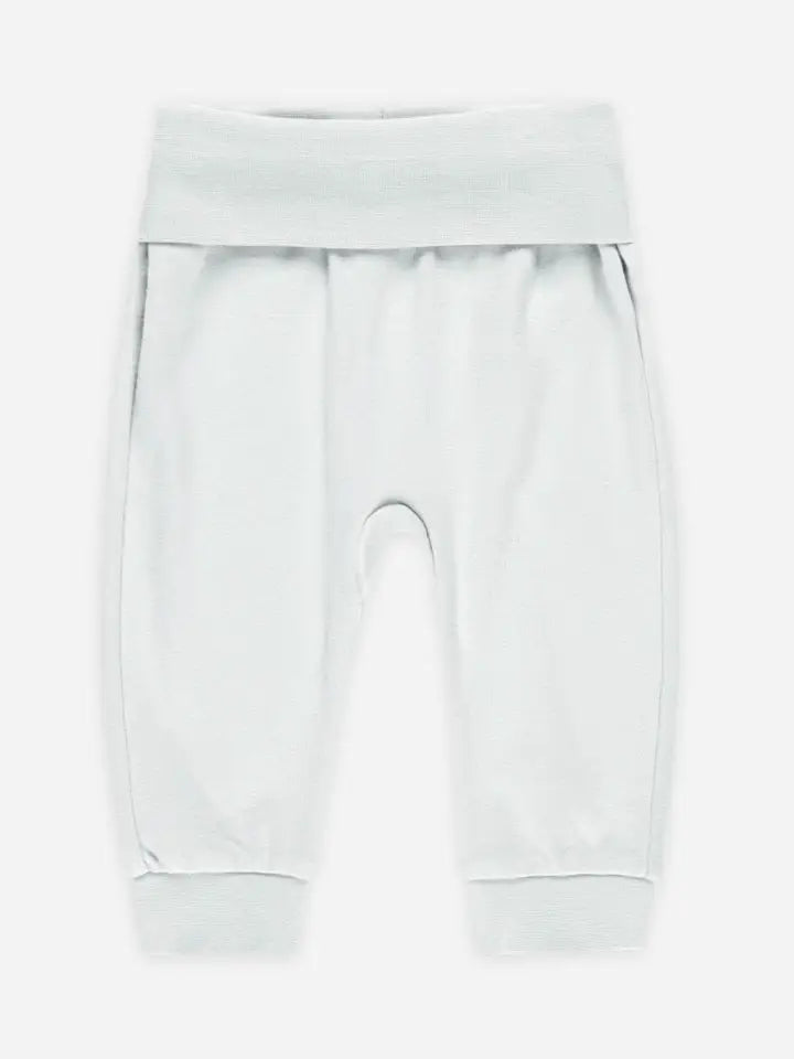 Rolled-Over Cotton Baby Pant