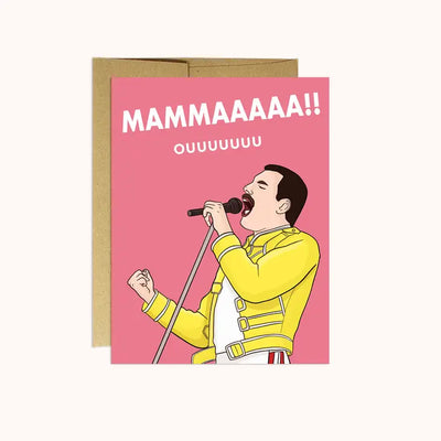 FREDDIE MAMMA! CARD