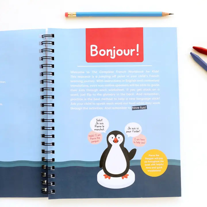 The French Workbook For Kids