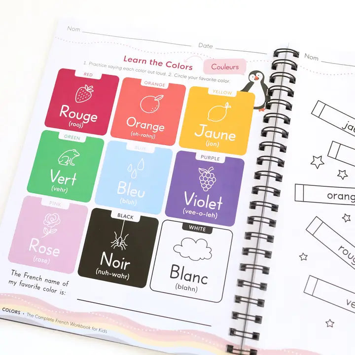 The French Workbook For Kids