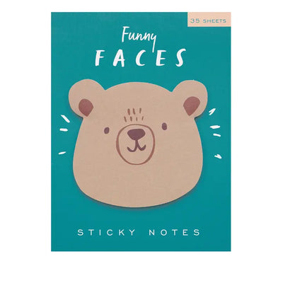 BEAR FUNNY FACES STICKY NOTES