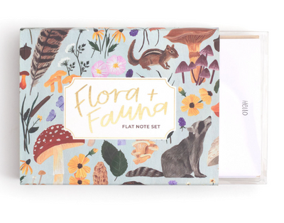 FLORA & FAUNA FLAT NOTE SET