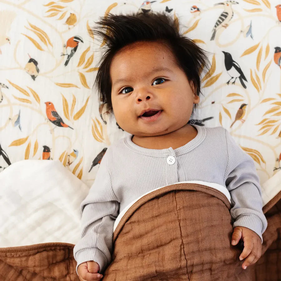 For the Birds Crib Sheet