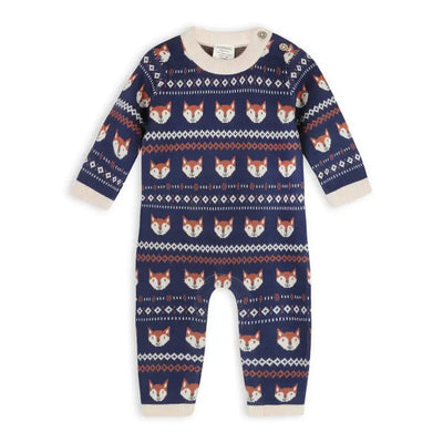 Fox Baby Knit Jumpsuit