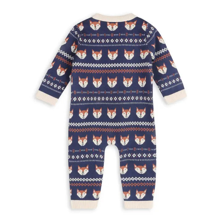 Fox Baby Knit Jumpsuit