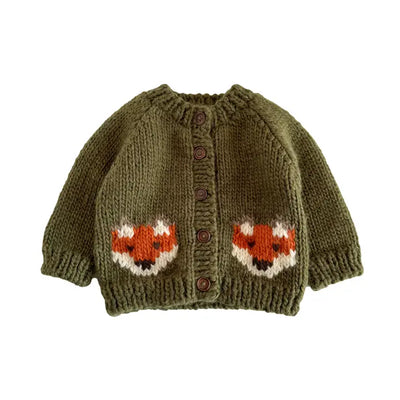 Knit Fox Cardigan