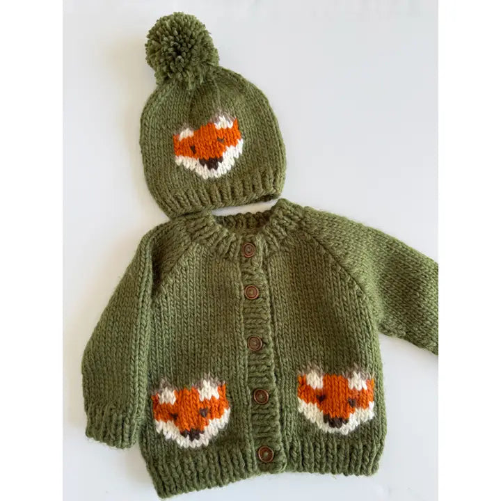 Knit Fox Cardigan