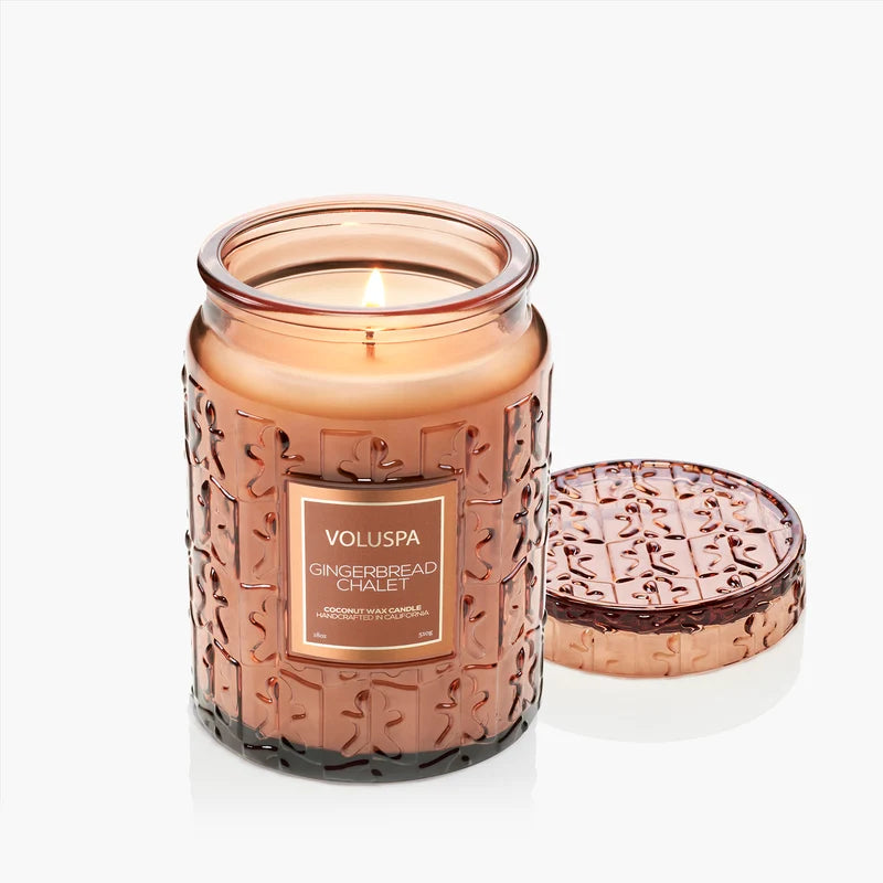 Voluspa Gingerbread Chalet Large Jar Candle 18oz