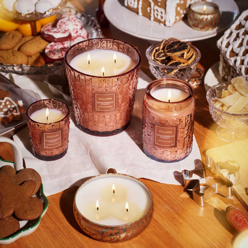 Voluspa Gingerbread Chalet Large Jar Candle 18oz
