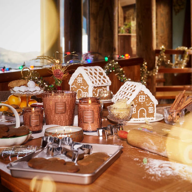 Voluspa Gingerbread Chalet Large Jar Candle 18oz