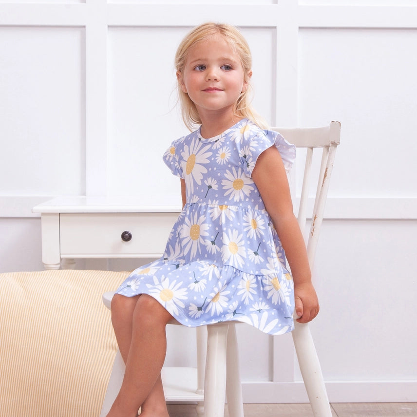 WILD DAISIES BAMBOO DRESS