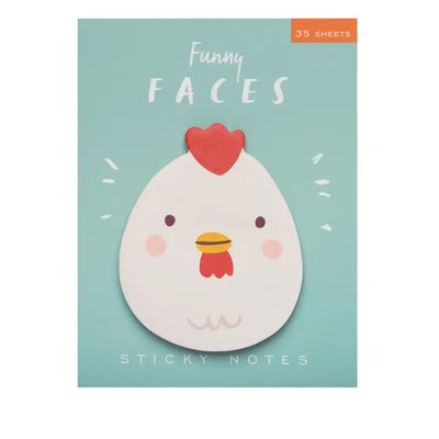 CHICKEN FUNNY FACES STICKY NOTES