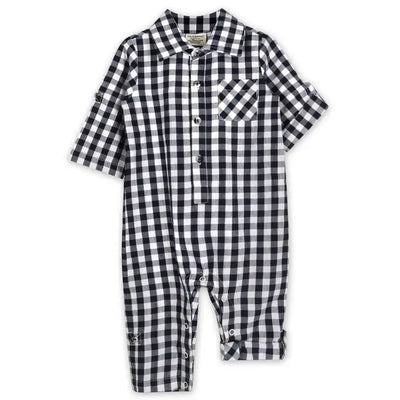 Cambridge Gingham Baby Romper - Organic Cotton