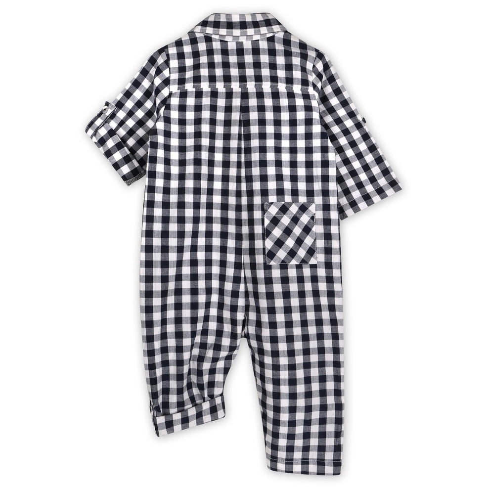 Cambridge Gingham Baby Romper - Organic Cotton