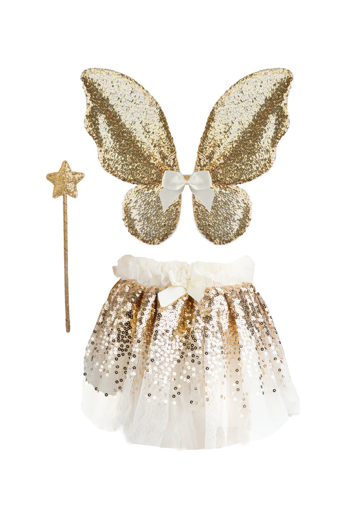 GOLDEN ROSE PETAL SKIRT, SIZE 4-6