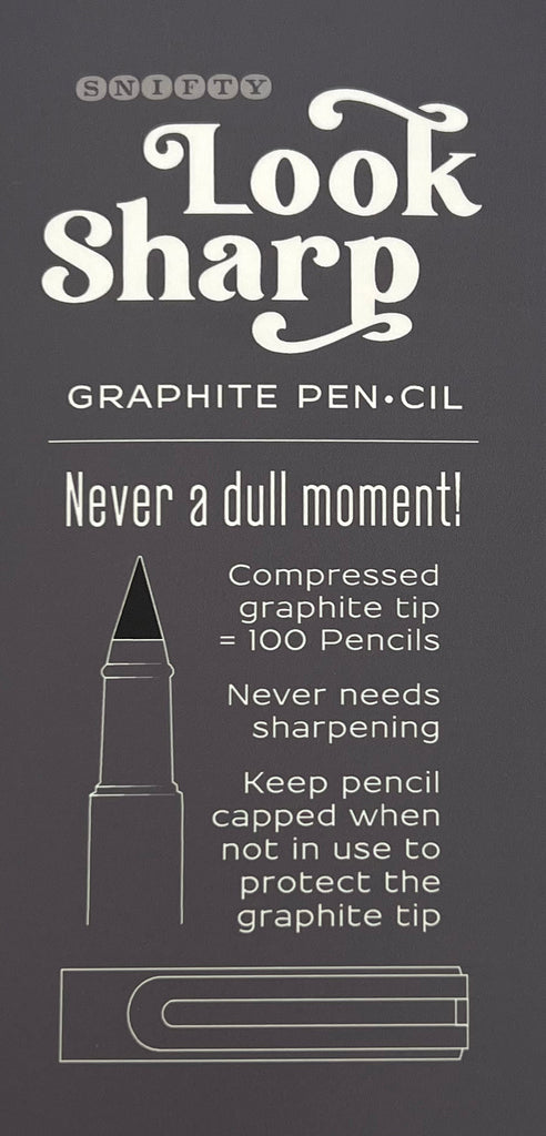 LOOK SHARP PENCIL & ERASER SET