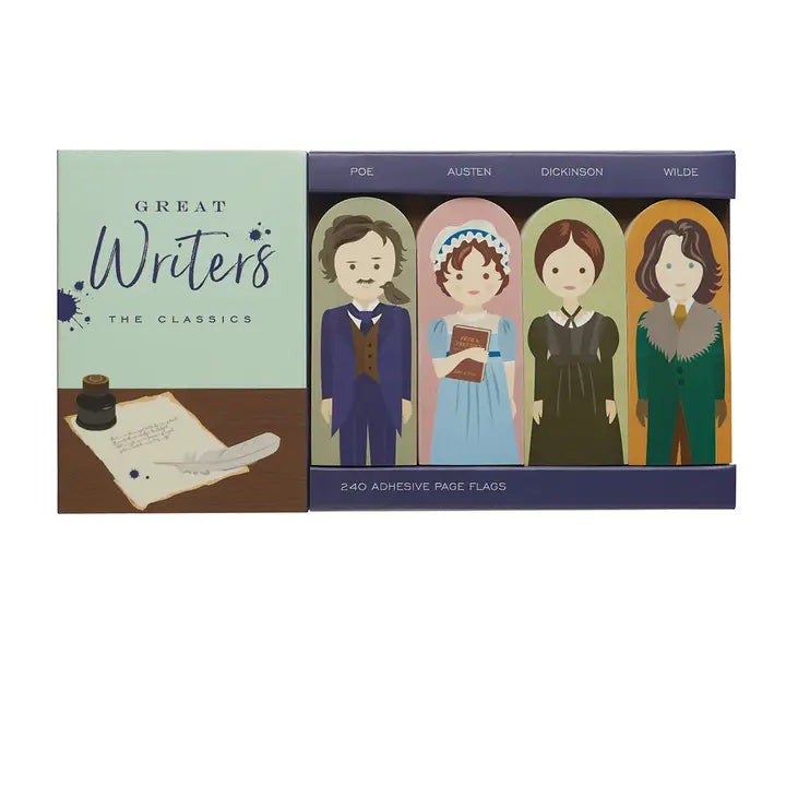 THE CLASSIC GREAT WRITERS PAGE FLAGS
